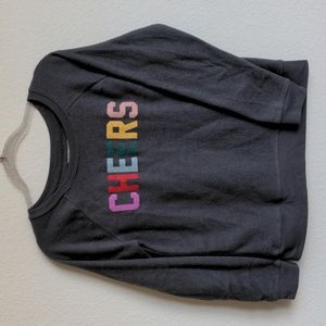 "CHEERS" sweatshirt